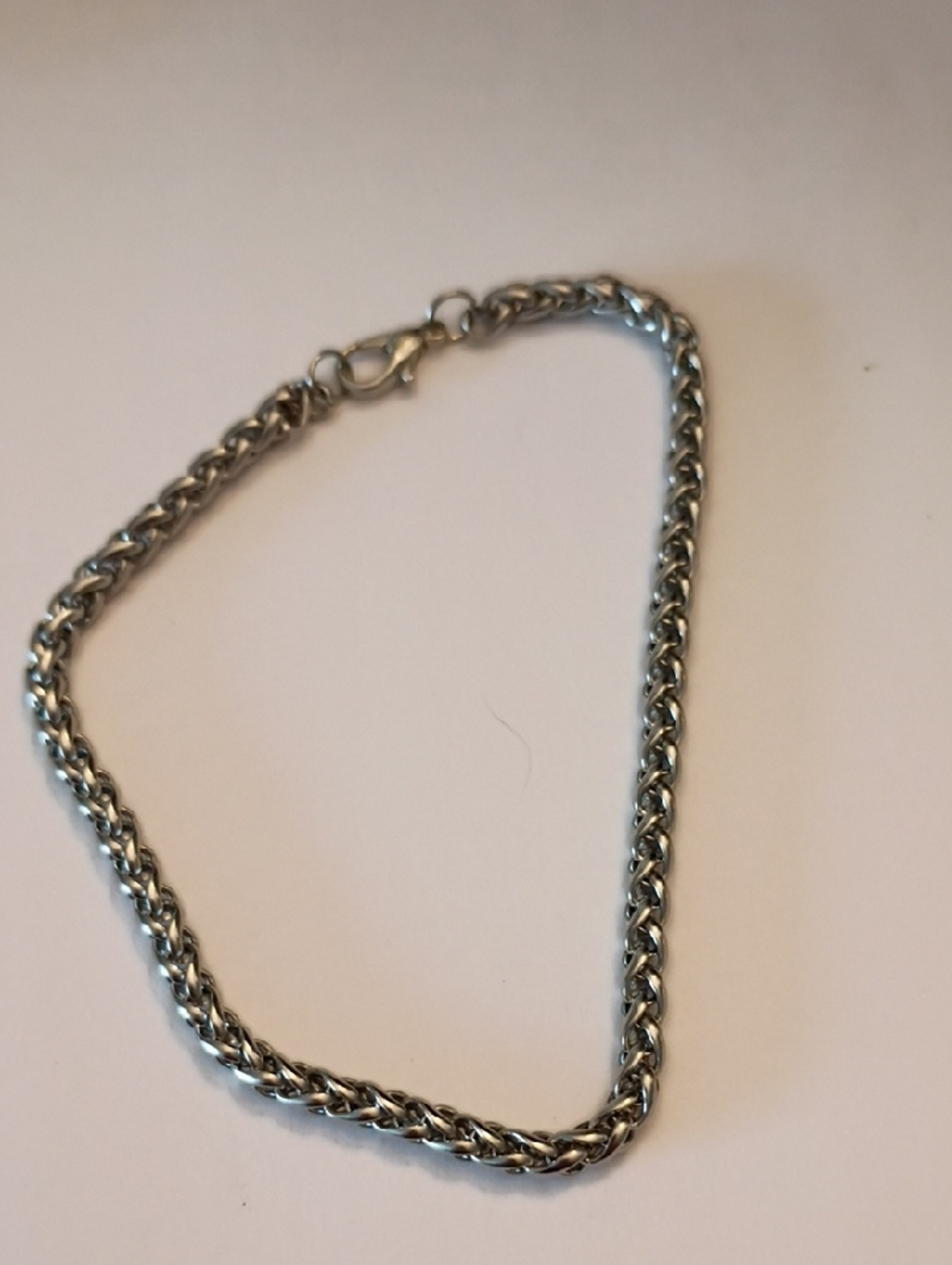 Men's Silver Chain Bracelet - Classic Rope Link